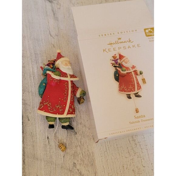 Hallmark Santa Yuletide Treasures 2006 ornament Xmas magic - Picture 1 of 9